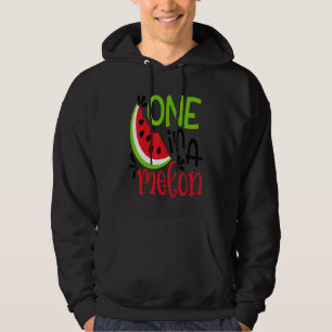 One In A Melon Adorable Cute Fun Summer Watermelon Hoodie