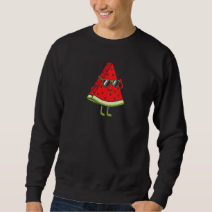 ONE IN A MELON ADORABLE CUTE FUN SUMMER WATERMELON SWEATSHIRT