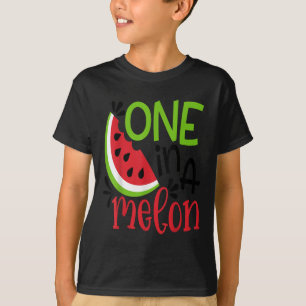 One In A Melon Adorable Cute Fun Summer Watermelon T-Shirt