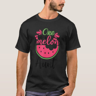 One In A Melon Aunt Waterlemon Summer Vacation T-Shirt