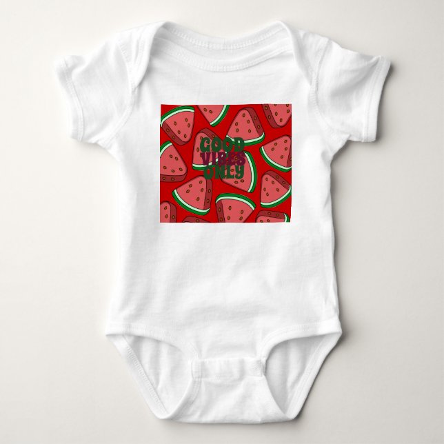 One in a Melon  Baby Bodysuit (Front)