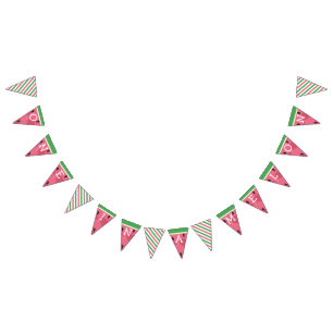 One In A Melon Birthday Banner
