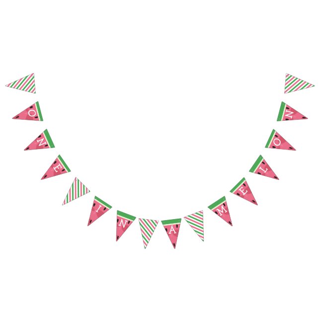 One In A Melon Birthday Banner (All)