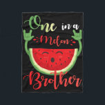 One In A Melon Brother Funny Birthday Matching Fam Fleece Blanket<br><div class="desc">One In A Melon Brother Funny Birthday Matching Family Summer</div>