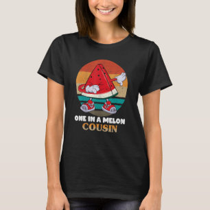 One In A Melon Cousin Summer Fruit Boy Dabbing Wat T-Shirt