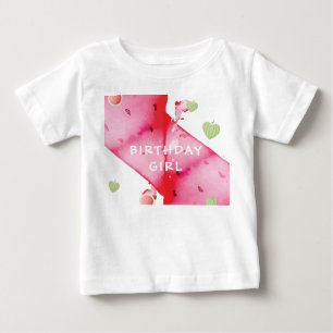 One In a Melon Cute Birthday Girl Baby T-Shirt
