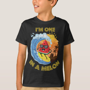 One In A Melon Cute Fun Summer Watermelon Fruit Lo T-Shirt