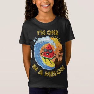 One In A Melon Cute Fun Summer Watermelon Fruit Lo T-Shirt
