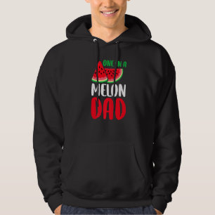 One In A Melon Dad Watermelon Family Matching Hoodie