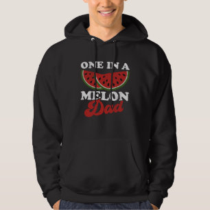 One In A Melon Dad Watermelon Summer Fathers Day Hoodie