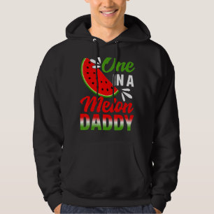 One In A Melon Daddy Watermelon Family Birthday Pa Hoodie