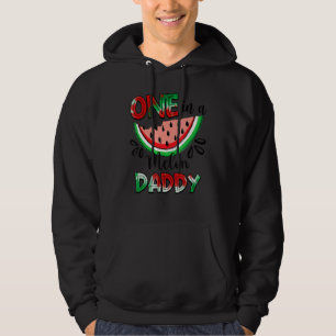 One In A Melon Daddy Watermelon Matching Family Su Hoodie