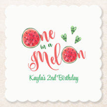 One in a Melon First Birthday