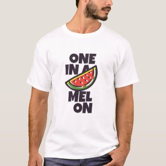 One In A Melon Funny Simple Modern Cute T-Shirt