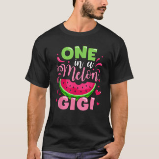 One in a Melon Gigi Summer Birthday Party Family M T-Shirt