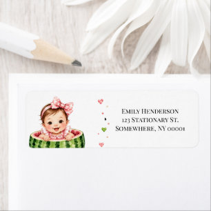 One in a Melon Girl 1st. Birthday Party Address