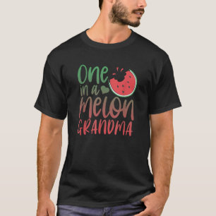 One in a Melon Grandma Matching Family Watermelon T-Shirt