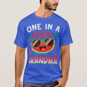 One In A Melon Grandma Watermelon Family Matching  T-Shirt