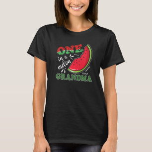 One In A Melon Grandma   Watermelon T-Shirt