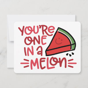 ONE IN A MELON HOLIDAY CARD