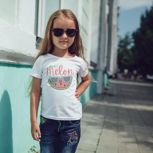 One In A Melon Kids T-shirt  (Empower a special child with this cute, "One in a melon" watermelon shirt! )