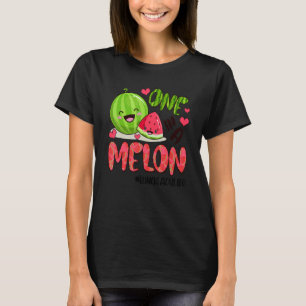 One In A Melon Lunch Lady Life Watermelon  Summer T-Shirt