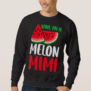 One In A Melon Mimi   Watermelon Family Matching Sweatshirt