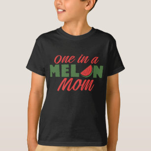 One In A Melon Mum Mother Moms Watermelon T-Shirt