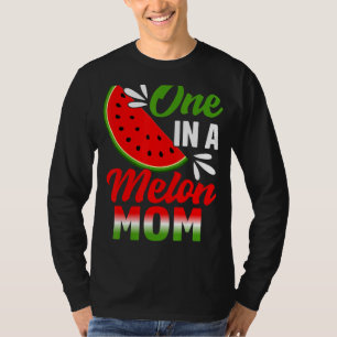 One In A Melon Mum Watermelon Family Birthday Part T-Shirt