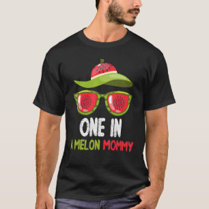 One In A Melon Mummy Matching Outfit Watermelon Bi T-Shirt