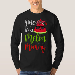 One In A Melon Mummy  Watermelon Bow Tie Sunglasse T-Shirt