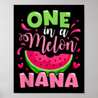 One In A Melon Nana Summer Birthday Party Family M