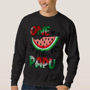 One In A Melon Papu Watermelon Matching Family Sum Sweatshirt