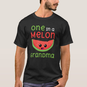 One In A Melon Party Grandma Group Matching First  T-Shirt