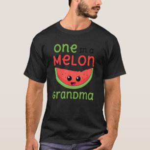 One In A Melon Party Grandma Group Matching First T-Shirt