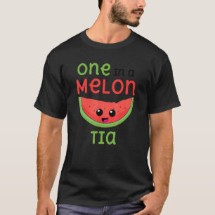 One In A Melon Party Tia Group Matching First Birt T-Shirt
