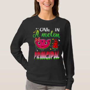 One In A Melon Principal  Watermelon T-Shirt