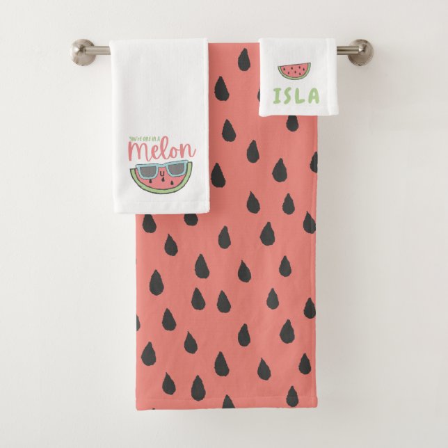 One In A Melon Towel Set (Insitu)