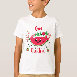 One In A Melon Watermelon Birthday Party Brother's T-Shirt