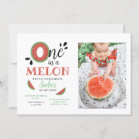 One in a Melon Watermelon First Birthday