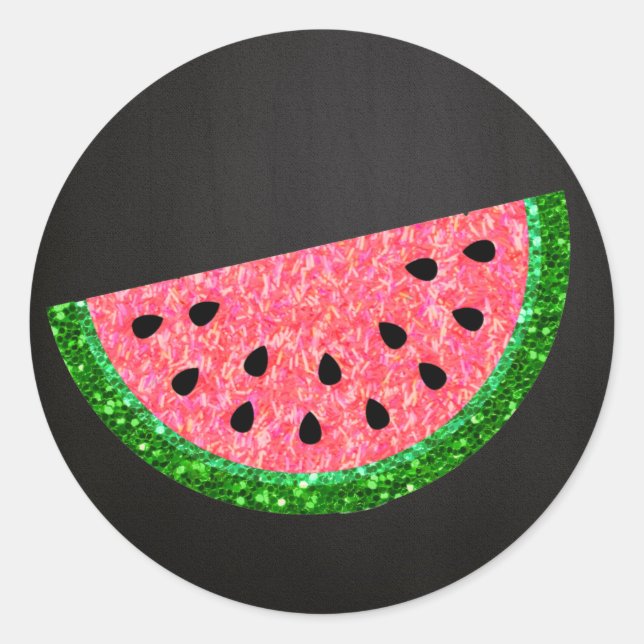 One in a melon, Watermelon Sticker, Label, Tag (Front)