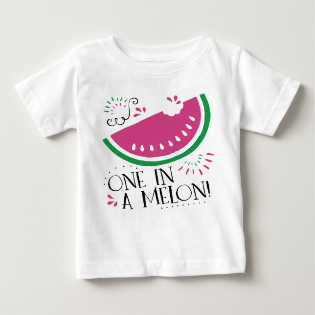 One in a Melon- Watermelon T-shirt (Front)