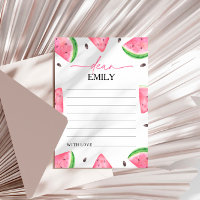 One In A Melon Watermelon Time Capsule Card