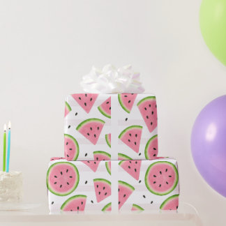 One in a Melon Wrapping Paper | Watermelon Pattern