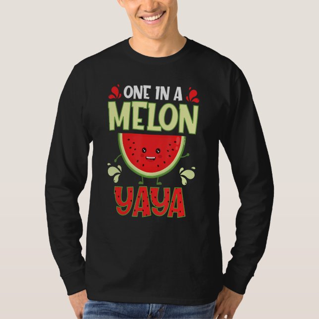 One In A Melon Yaya  Watermelon Family Matching T-Shirt (Front)