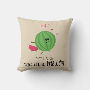 One in a Million Melon You're My Person Quote Cushion