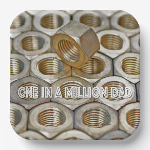 One in a Million Nut Father’s Day Paper Plate