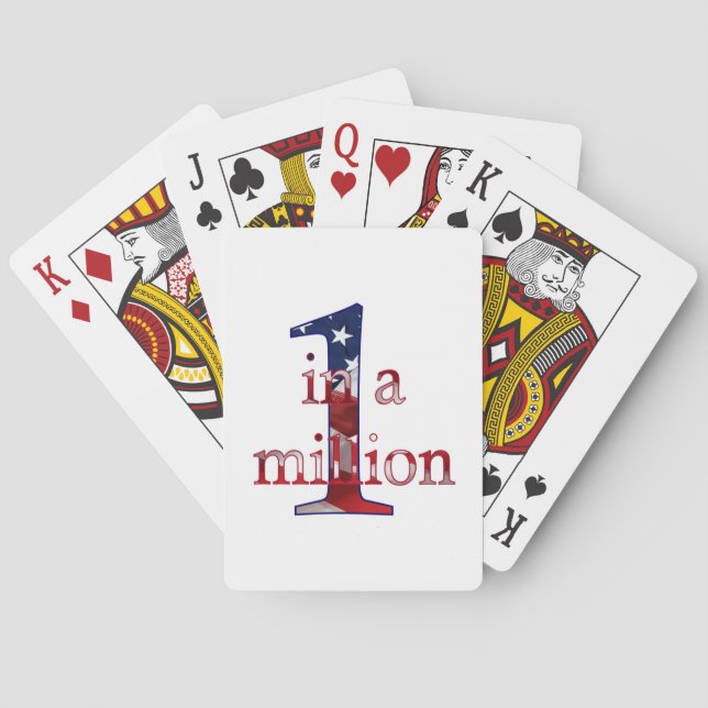 One In A Million Playing Cards (Back)