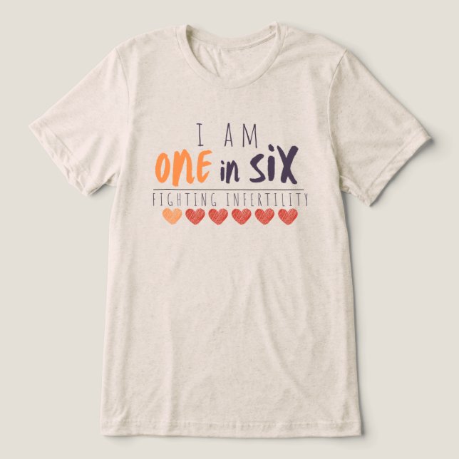 One in Six_BFA_color Tri-Blend Shirt (Design Front)