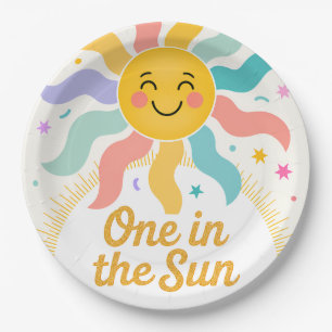 One in the Sun Birthday Plates
